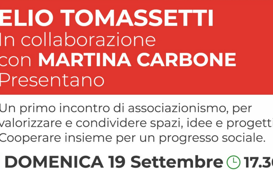 19 settembre – Ripartiamo dalla rete delle associazioni